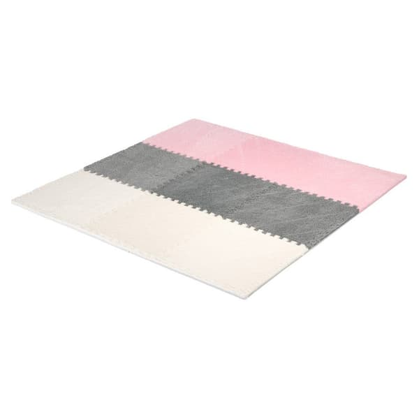 Puslespilsmåtte 12 dele 30×30 cm / blød legemåtte / børnemåtte