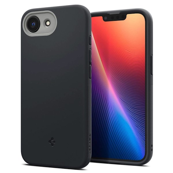 Spigen Nano Pop Case med MagSafe till iPhone 16e - Matt Svart