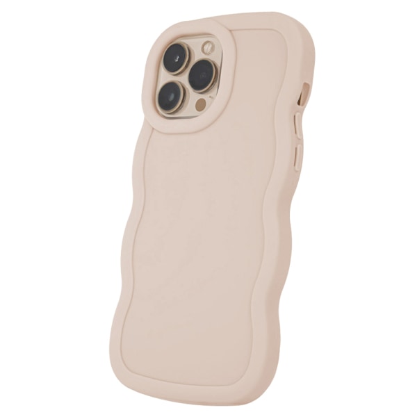 Candy Curly takakuori iPhone 16 Plus -puhelimelle - Beige