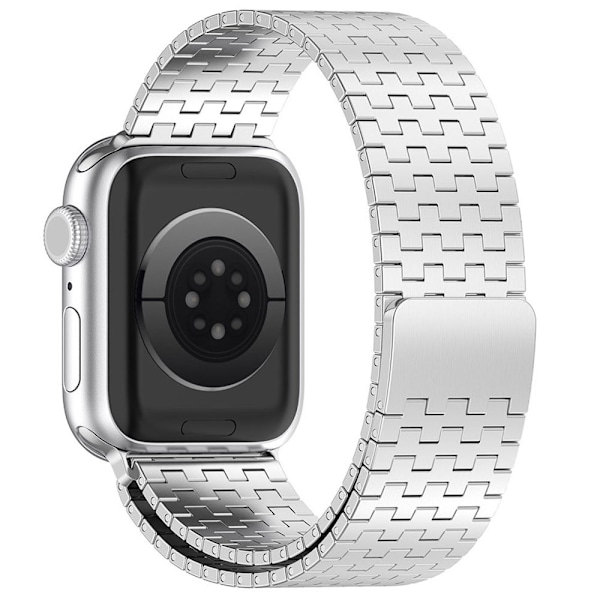 Metallarmband med magnet till Apple Watch 42 / 44 / 45 / 49mm -
