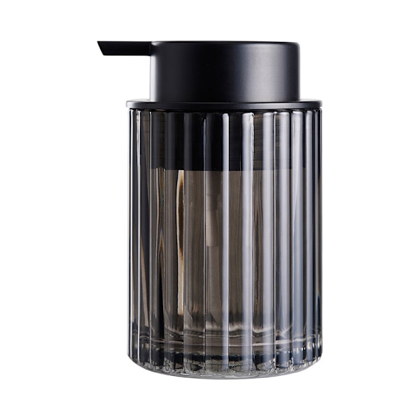 Sæbedispenser 350 ml / mat sort dispenser / pumpeflaske til sæb