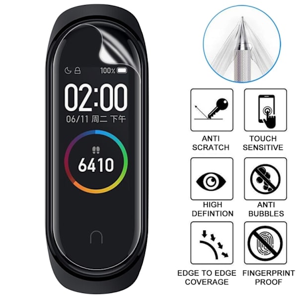 Skärmskydd med Hydrogel för Xiaomi Mi Band 4