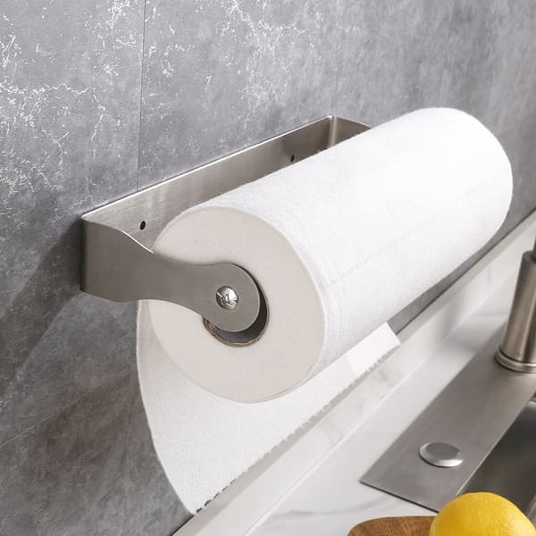 Papirholder i rustfrit stål til 28 cm papirhåndklæderuller