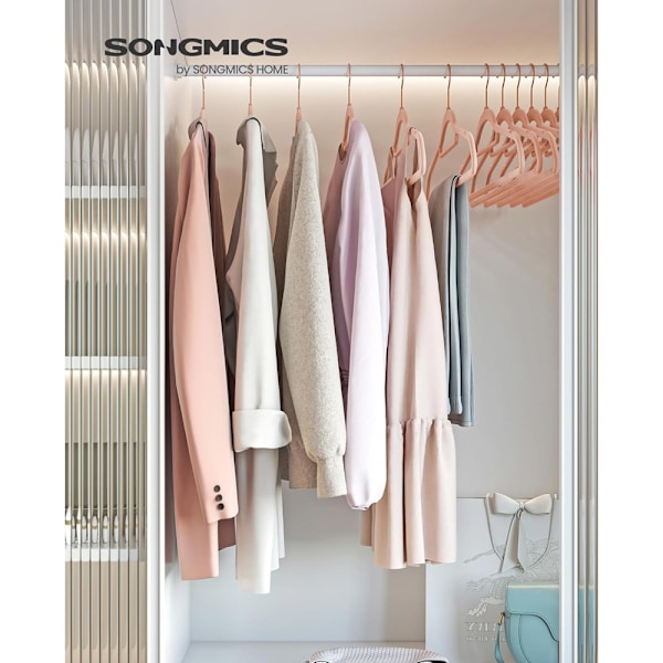 Fløjlsbøjler 30-pak - Rosegold