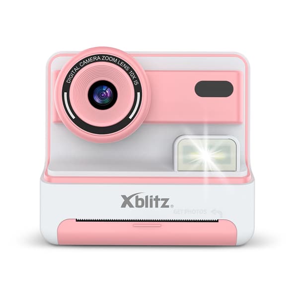 Xblitz Flash Pink børnekamera med printer / kamera med termopri