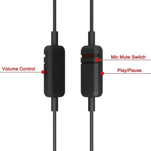 Ljudkabel med volymkontroll Beyerdynamic MMX300 - 2,45m