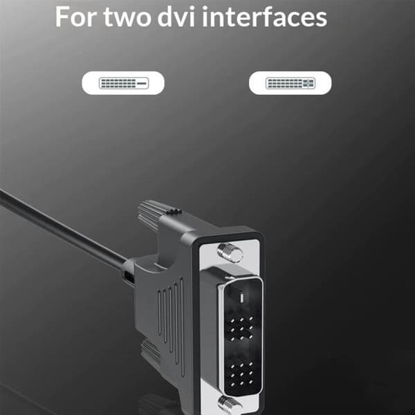 USB 3.1 Type-C til DVI-adapterkabel 1080P / USB-C til DVI-kabel