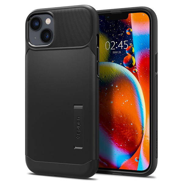 Spigen Slim Armor Bakskal till iPhone 14 Plus - Svart