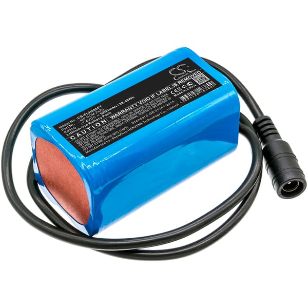 Batteri til lommelygte til SQUARE LED-lygte / LED-lygtebatteri