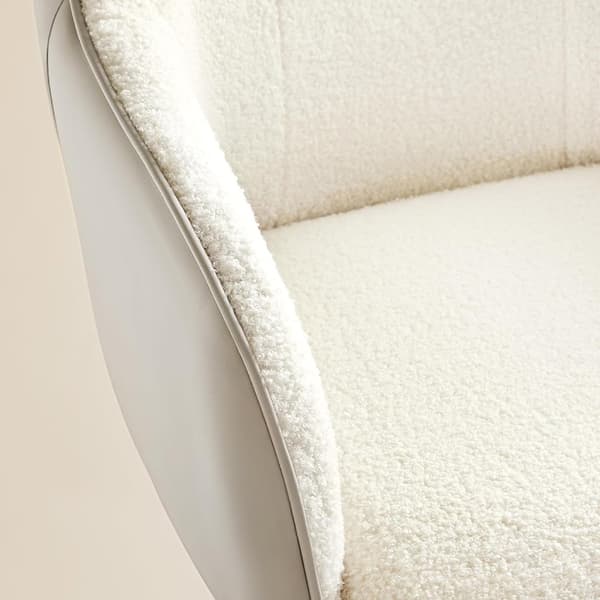 Kontorstol med armlæn - Beige