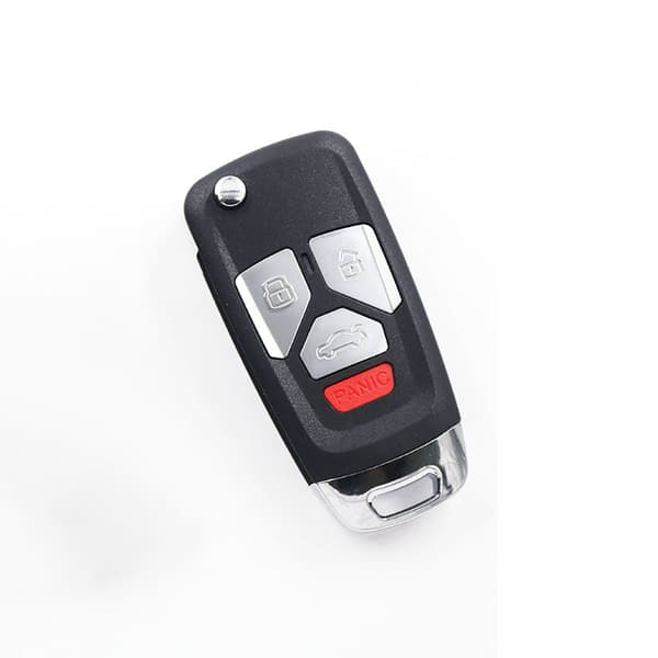 Bilnøgleskal med 3+1 knapper til Audi A4/A5/A6/.VVDI.