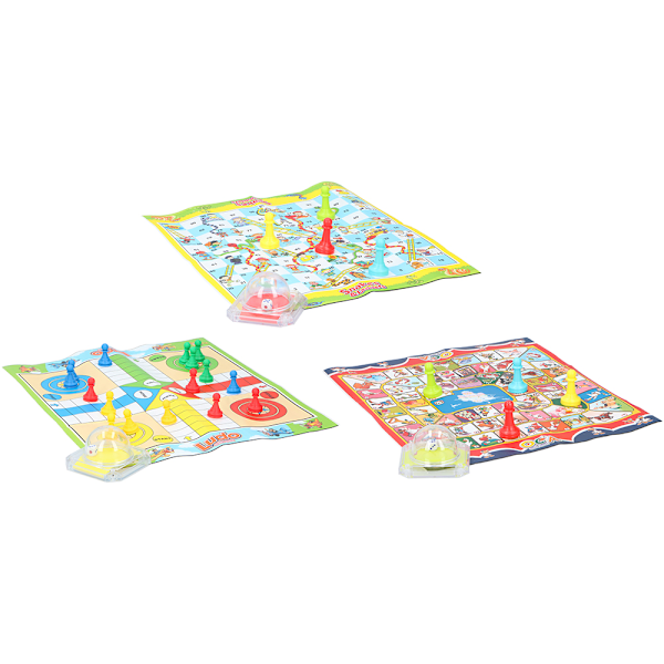 Bordsspel för barn – Ludo, Gås och Ormar & Stegar (osorterat)