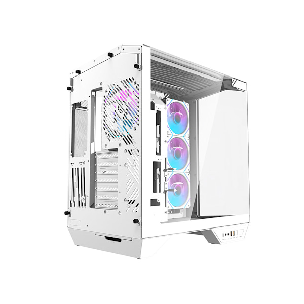 Darkflash DY470 Datorchassi med 4 ARGB fläktar - Vit