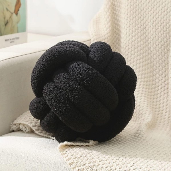 Solmittu tyyny 30 × 30 cm - Svart
