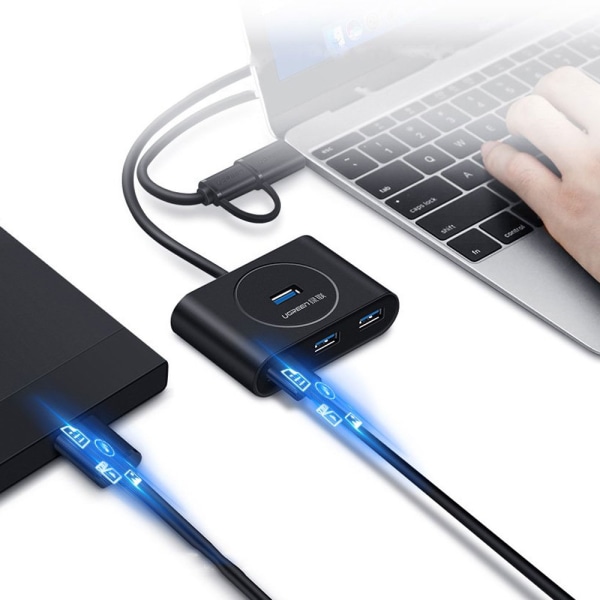 Ugreen USB Hub USB til 4xUSB 3.2 Gen 1