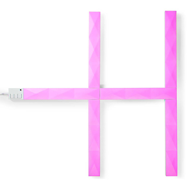 Nedis SmartLife LED-seinävalaisin - Wi-Fi, RGBIC/lämmin valkoin