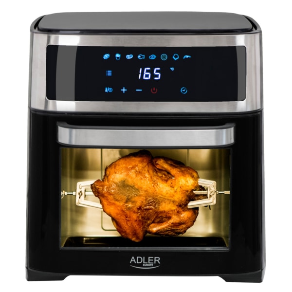 Adler Airfryer Svart, Silver