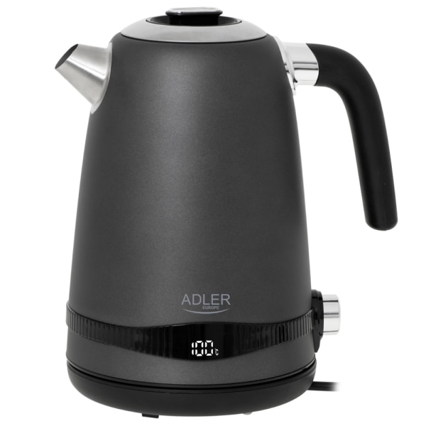 Adler Kettle med LCD og temperaturkontrol