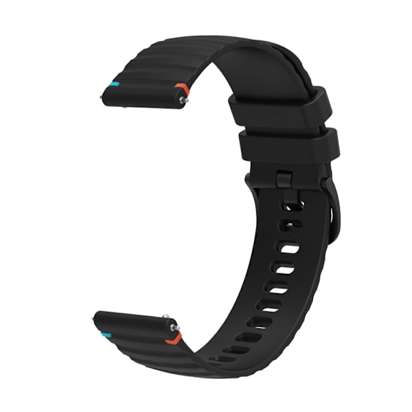 Silikonearmbånd til Samsung Galaxy Gear S3 Frontier - Sort