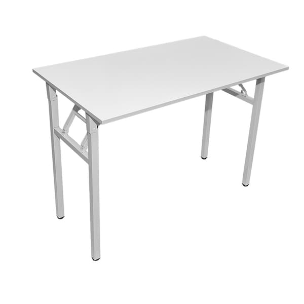 Hopfällbart bord 100×60×75 cm / fällbart skrivbord med stålram