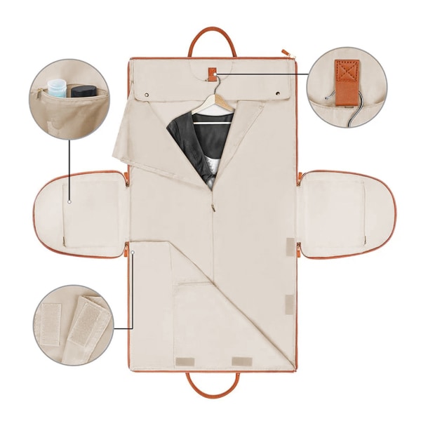 Weekend Bag - Svart/brun