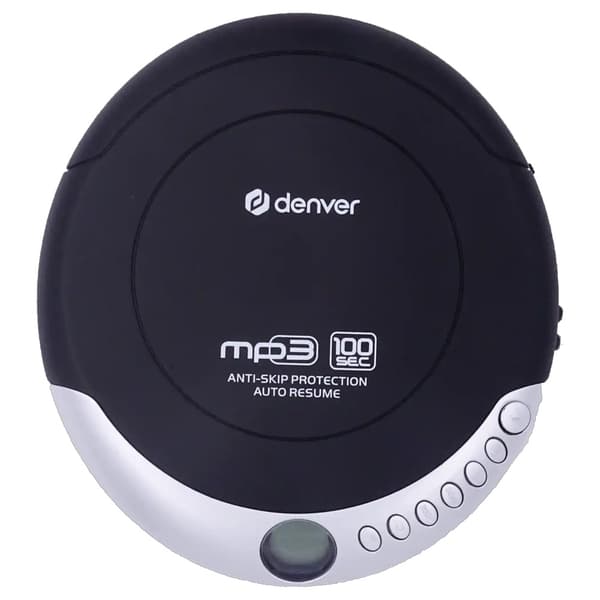 Denver bærbar cd-afspiller med anti-skip og MP3-understøttelse