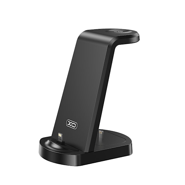 XO 3-in-1-latausteline Lightning-liittimellä ja 15W pikalatauks