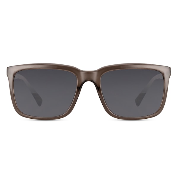 Solbriller Wayfarer Svart glas med gråt stel