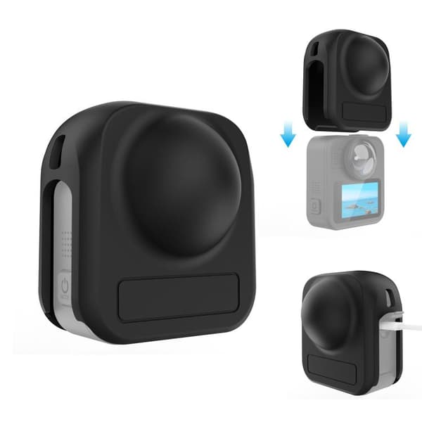Silikonebeskyttelse til GoPro MAX2 / PULUZ linse- og kamerabesk