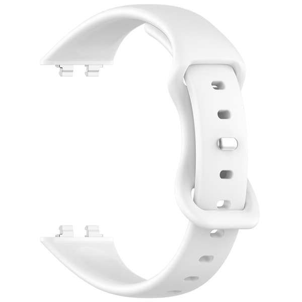 Silikonearmbånd til Huawei Band 11 Pro – Hvid / Silikonearmbånd