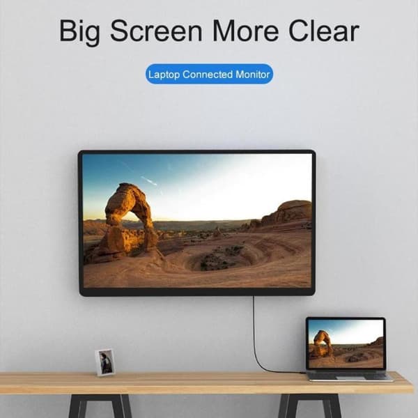 USB 3.1 Type-C til DVI-adapterkabel 1080P / USB-C til DVI-kabel