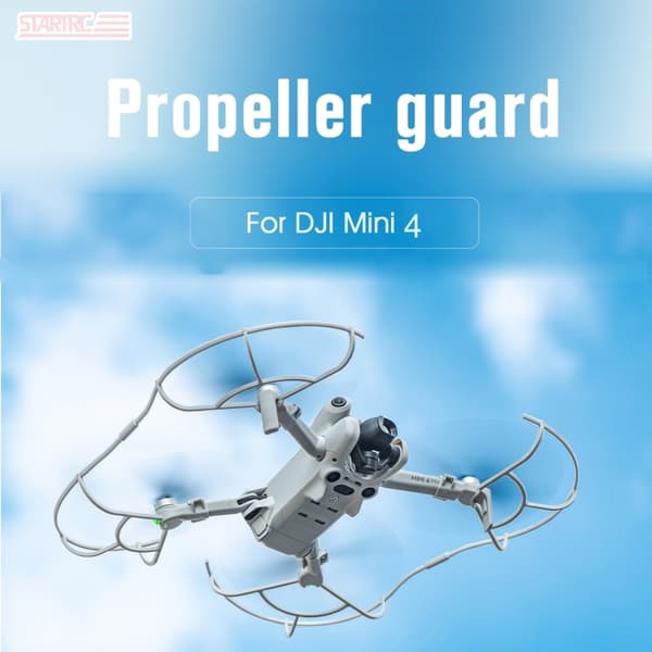 Potkurin suojus DJI Mini 4 Pro:lle - harmaa