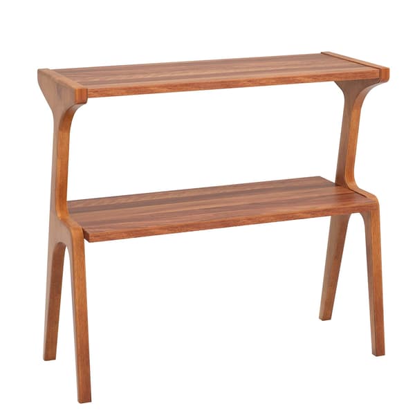 Smalt sidobord i retrodesign / sidobord / avlastningsbord / sof