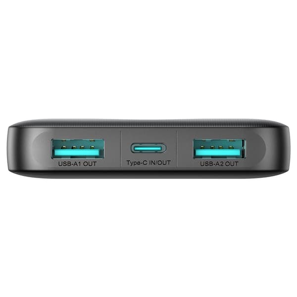 Joyroom powerbank 10000mAh med 2xUSB og 1xUSB-C til hurtig opla