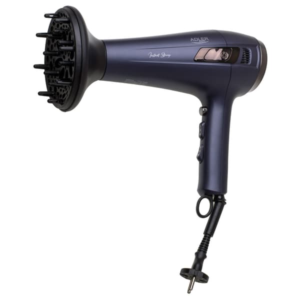 Hårtork med indragbar sladd och 2400 W effekt