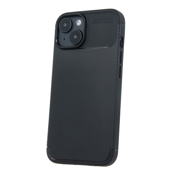 Sort bagcover til Samsung Galaxy S21 - Carbon Fibre