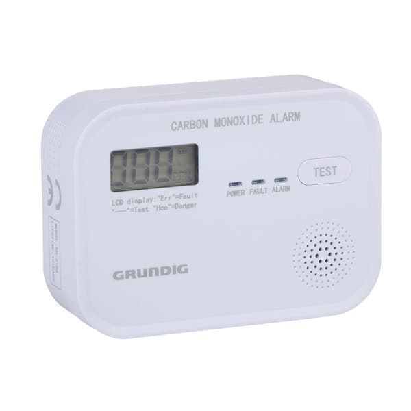 Grundig Kuliltealarm 85dB med LCD-display