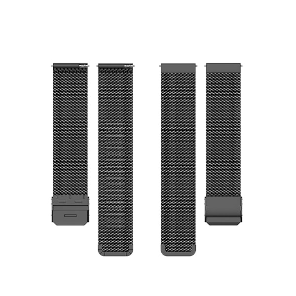 Urrem af metal 22 mm - Sort