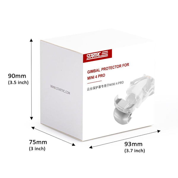 Kameraskydd till DJI Mini 4 Pro - Vit