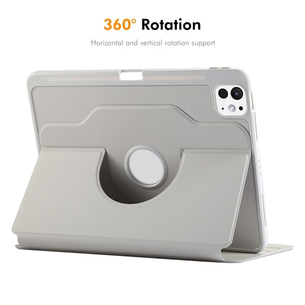 Keinonahkakotelo jalustalla iPad Pro 11 2022 / 2021 / 2020 - ha