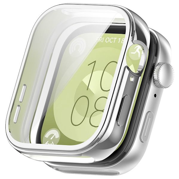 Suojakotelo Huawei Watch Fit 3:lle - hopea