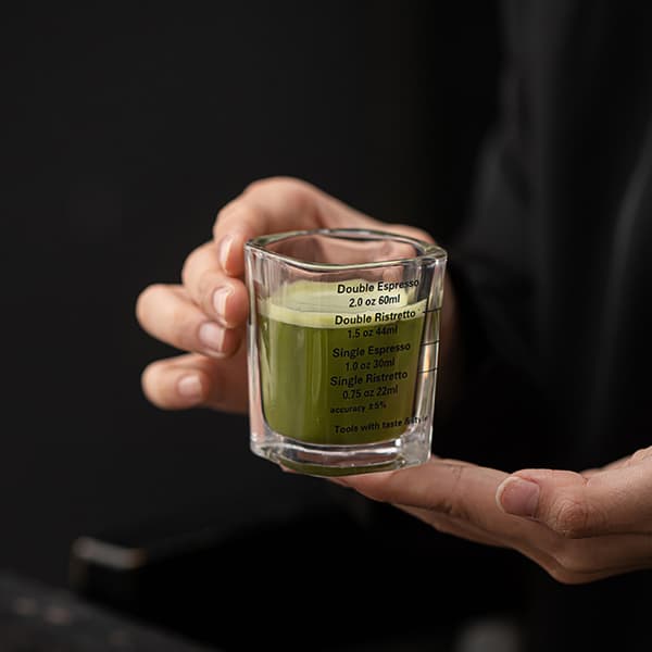 Matcha-tesæt / 7-delt matcha-sæt i farveovergang / matcha-sæt m