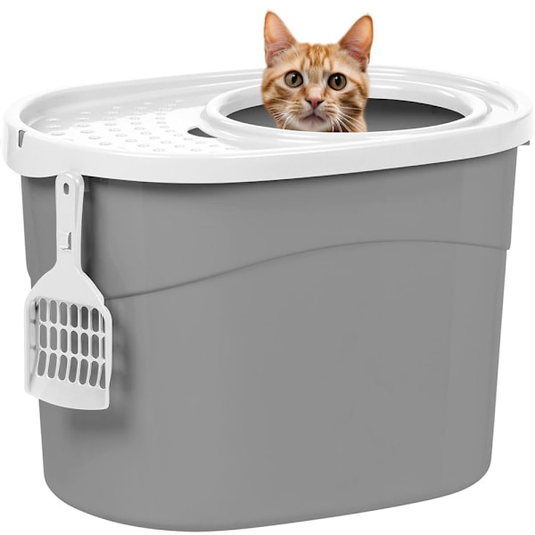Kattlåda med öppning på ovansidan