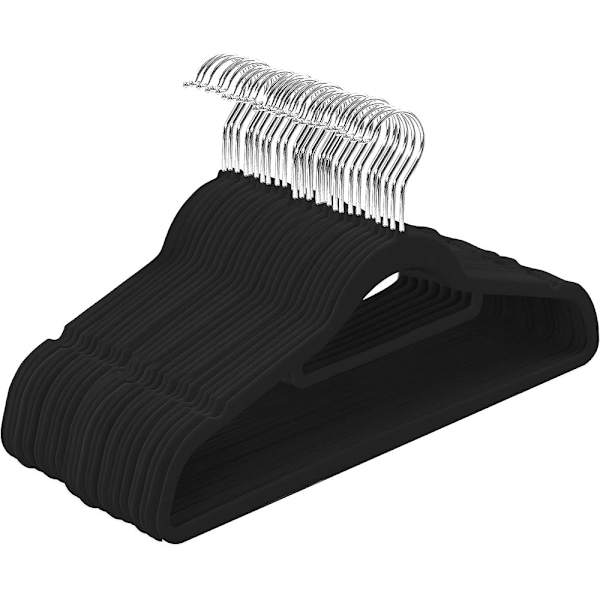 Galge med non-slip sammet och slipshållare 30-pack