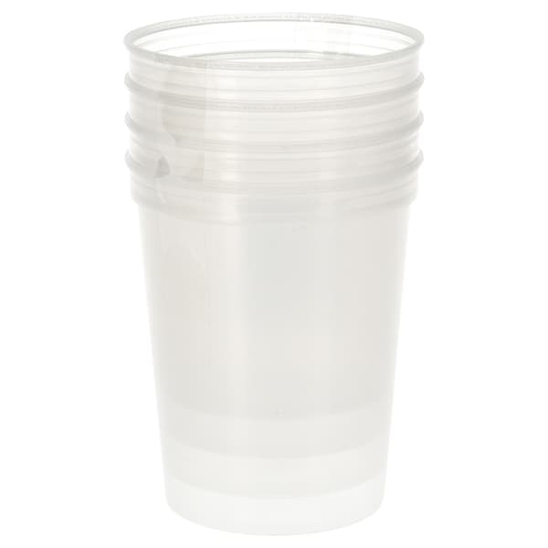 12-pack Dricksglas i plast 500ml - Transparent / Plastglas / Åt