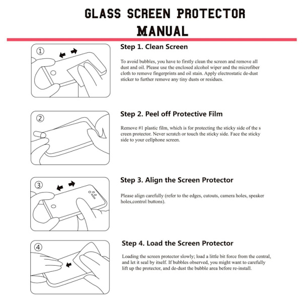 Skärmskydd i härdat glas iPhone X / XS / 11 Pro - Fullskärmssky
