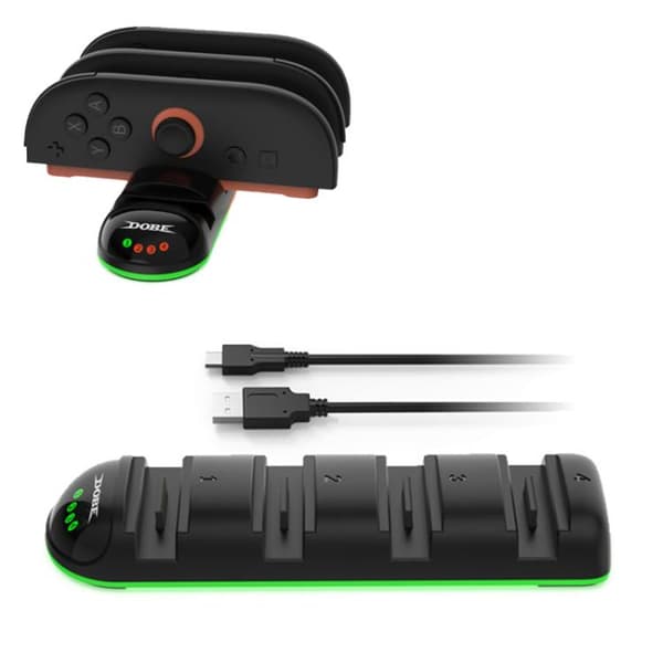 Opladningsstander til Nintendo Switch 2-controllere - Svart