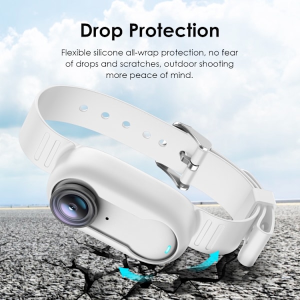 Silikonarmband till Insta360 GO 3 / GO 3S - Vit