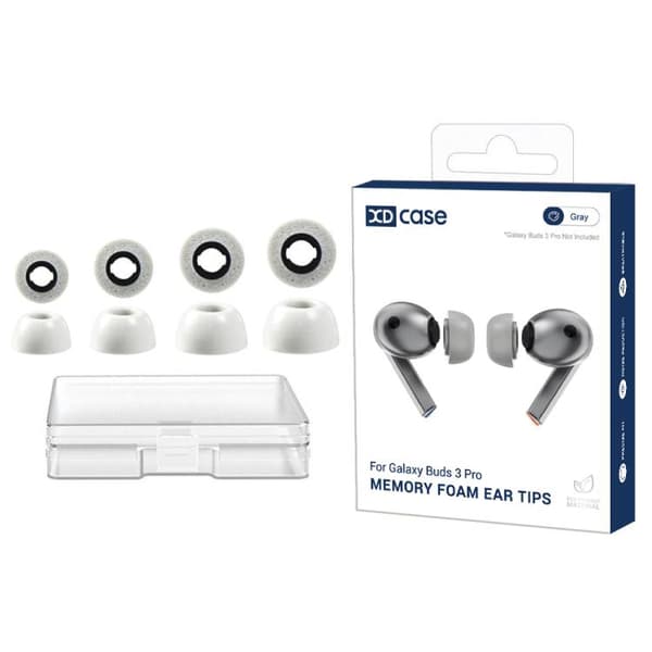 Öronkuddar i memory foam till Samsung Galaxy Buds 3 Pro Strl XS