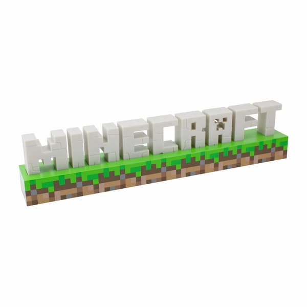 Paladone Minecraft Logo Light / Minecraft logo light med pixelb